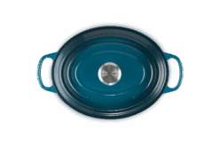 Le Creuset Braadpan Signature - Ovaal - Deap Teal - ø 29 Cm / 4.7 Liter 15 Le Creuset Braadpan Signature - Ovaal - Deap Teal - ø 29 Cm / 4.7 Liter -Cuisine Et Table LC 20210125 HL PS FS 21178296422430 004