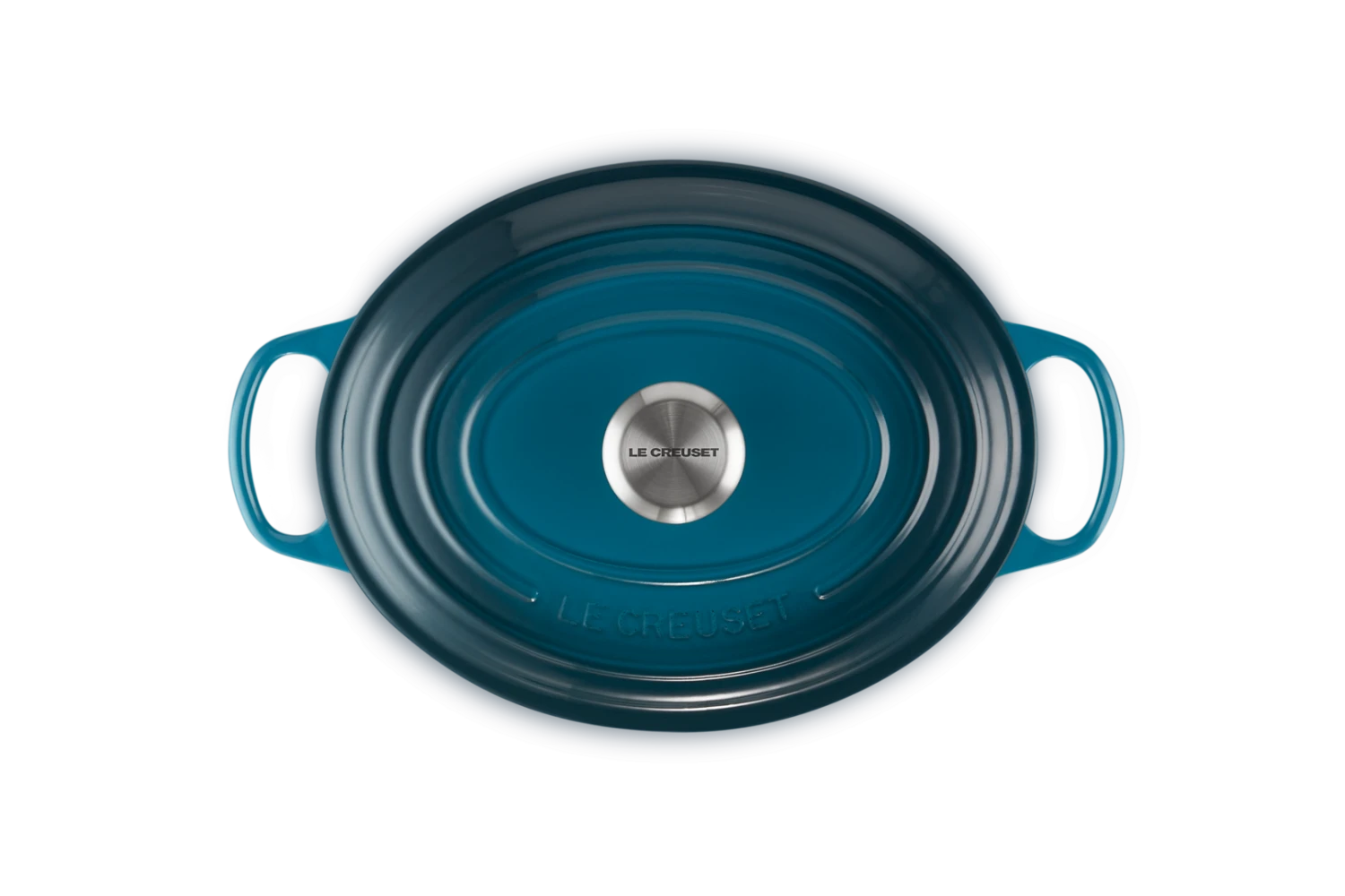 Le Creuset Braadpan Signature - Ovaal - Deap Teal - ø 29 Cm / 4.7 Liter 8 Le Creuset Braadpan Signature - Ovaal - Deap Teal - ø 29 Cm / 4.7 Liter - Image 6
