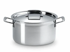 Le Creuset 3- Delige Pannenset 3-ply - RVS - Inductie - Koekenpan, Kookpan & Steelpan - Inclusief 2 Deksels -Cuisine Et Table LC 20210610 ZS PS FS 53808000010050 003 1