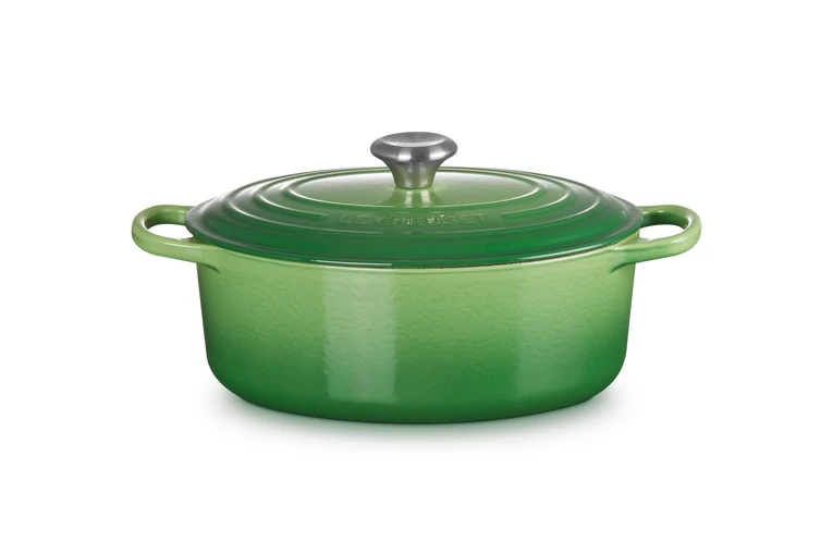 Le Creuset Braadpan Signature - Ovaal - Bamboo - ø 29 Cm / 4.7 Liter 4 Le Creuset Braadpan Signature - Ovaal - Bamboo - ø 29 Cm / 4.7 Liter - Image 2