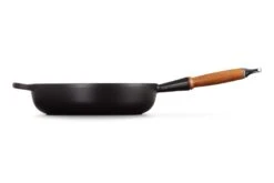Le Creuset Hapjespan Signature - Mat Zwart - ø 28 Cm / 3.6 Liter- Geëmailleerde Anti-aanbaklaag -Cuisine Et Table LC 20210721 HL PS FS 20259280000422 003