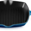 Le Creuset Grillpan Signature - Azure - 26 X 26 Cm - Geëmailleerde Anti-aanbaklaag -Cuisine Et Table LC 20231011 HL PS FS 20183262200422 002