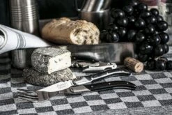 Laguiole Style De Vie Steakvorken Luxury Line Zwart Ebbenhout 6 Stuks -Cuisine Et Table Laguiole Luxury line steakmessen zwart ebbenhout sf gr 6