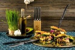 Laguiole Style De Vie Steakmessen Premium Line Black Stonewash 6 Stuks -Cuisine Et Table Laguiole Premium Line Steakmes Black Stonewasch sf gr 2