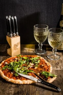 Laguiole Style De Vie Steakmessen Premium Line Zwart 6 Stuks -Cuisine Et Table Laguiole Premium Line steakmessen 18 mm sf Gr 5