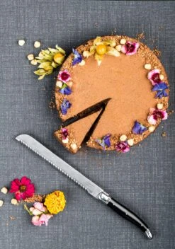 Laguiole Style De Vie Broodmes Zwart Met Stokbroodplank -Cuisine Et Table Laguiole broodmes met stokbroodplank zwart sf gr 1