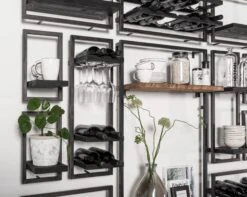 D-Bodhi Wijnrek Winemate - Black- 8 Flessen -Cuisine Et Table Large Shelfmate Black sf10 DTP 43 2