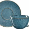 Leonardo Koffiekop- En Schotel Matera Blauw - 290 Ml -Cuisine Et Table Leonardo Koffiekop en schotel Matera Blauw 290 ml 2