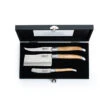 Laguiole Style De Vie Kaasmessen / Kaasmessenset Luxury Line Eikenhout - 3 Stuks -Cuisine Et Table LuxKaasEikStone