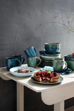 Leonardo Mok Matera Groen 430 Ml -Cuisine Et Table MATERA Teller gruen 018539 41 42 Tasse 018543 Schale 018540 blau 018544 45 46 47 H 1