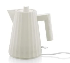 Alessi Waterkoker Plissé - Droogkookbeveiliging - Wit - Michele De Lucchi - 1 Liter - MDL06/1 W 10 Alessi Waterkoker Plissé - Droogkookbeveiliging - Wit - Michele De Lucchi - 1 Liter - MDL06/1 W -Cuisine Et Table MDL06 1 W 1