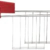 Alessi Tostiklemmen Voor Broodrooster Plissé - Rood - Michele De Lucchi - MDL08RA R -Cuisine Et Table MDL08 RACK R A4 3500pxl