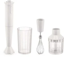 Alessi Staafmixer Set Plissé - Wit - Michele De Lucchi - MDL10S W