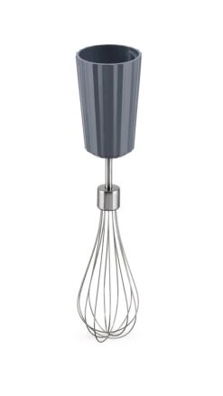 Alessi Staafmixer Set Plissé - Grijs - Michele De Lucchi - MDL10S G -Cuisine Et Table MDL10 FRU G