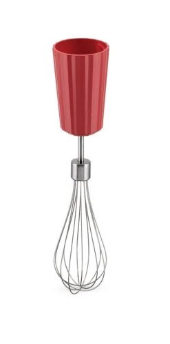 Alessi Staafmixer Set Plissé - Rood - Michele De Lucchi - MDL10S R -Cuisine Et Table MDL10 FRU R