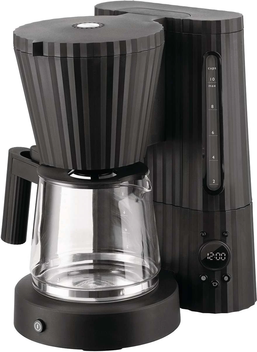Alessi Filter-koffiezetapparaat Plissé - 1.5 Liter - Zwart - Michele De Lucchi - MDL14 B 3 Alessi Filter-koffiezetapparaat Plissé - 1.5 Liter - Zwart - Michele De Lucchi - MDL14 B