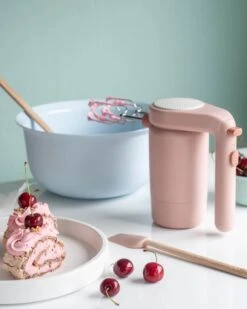 RIG TIG Rig-Tig Handmixer Foodie - 170 W - Roze -Cuisine Et Table Marangrulltarta Rigtig bakalite.se 3