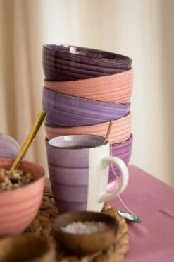 Studio Tavola Mokken Mykonos 350 Ml - 6 Stuks -Cuisine Et Table Mykonos Koffie Thee 1 2