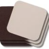 Jay Hill Onderzetters - Vegan Leer - Bruin / Zand - Dubbelzijdig - 10 X 10 Cm - 6 Stuks -Cuisine Et Table Ontwerp zonder titel 9 3