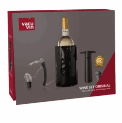 Vacu Vin Wijnset Original - Zwart - 5 Delige Set 9 Vacu Vin Wijnset Original - Zwart - 5 Delige Set -Cuisine Et Table Packshot Wine Set Original V2