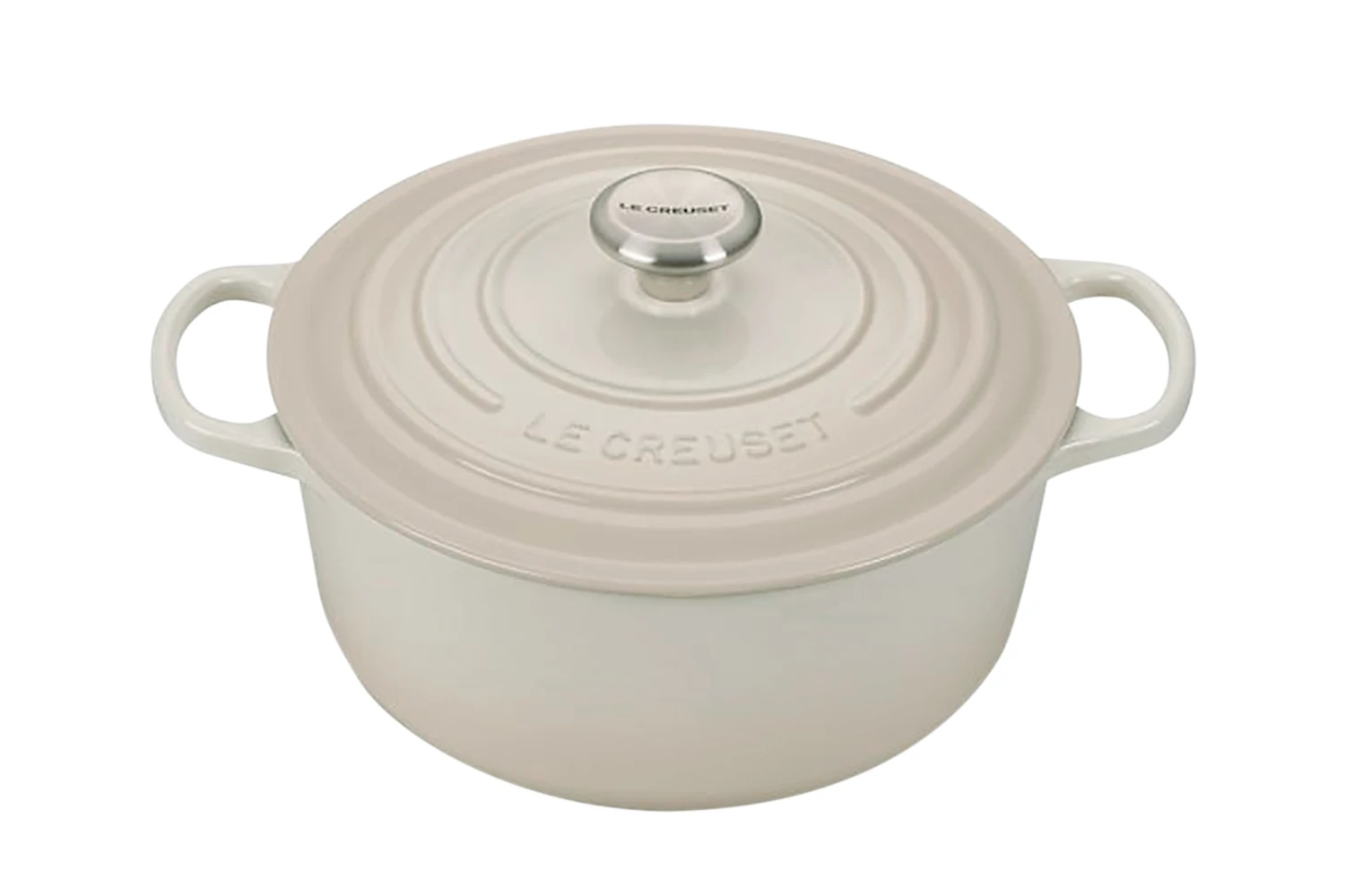 Le Creuset Braadpan Signature - Meringue - ø 26 Cm / 5.3 Liter 4 Le Creuset Braadpan Signature - Meringue - ø 26 Cm / 5.3 Liter - Image 2