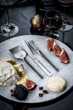 Laguiole Style De Vie Kaasmes En Botermes Zilver - 6 Stuks -Cuisine Et Table SDVCheese6Steel 1