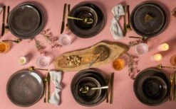 Studio Tavola Kommen Samos ø 17 Cm - 6 Stuks -Cuisine Et Table ST Dark Brown 7 3