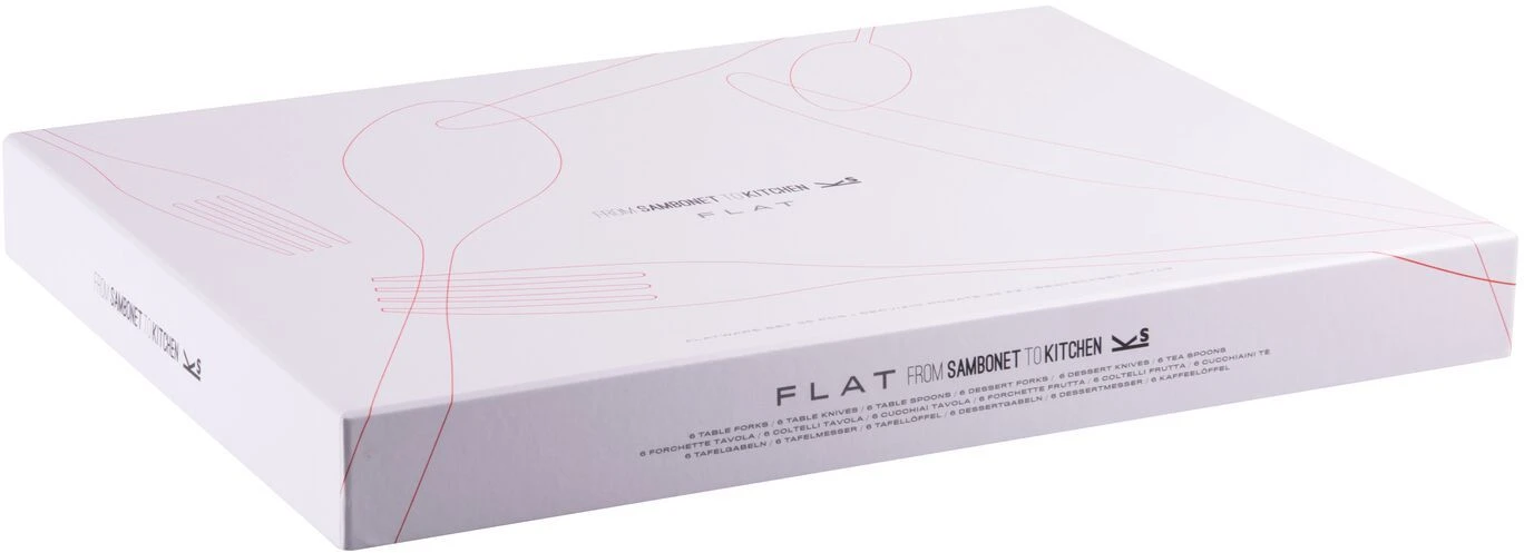 Sambonet Bestekset Flat - Goud - 30 Delig / 6 Personen 6 Sambonet Bestekset Flat - Goud - 30 Delig / 6 Personen - Image 4