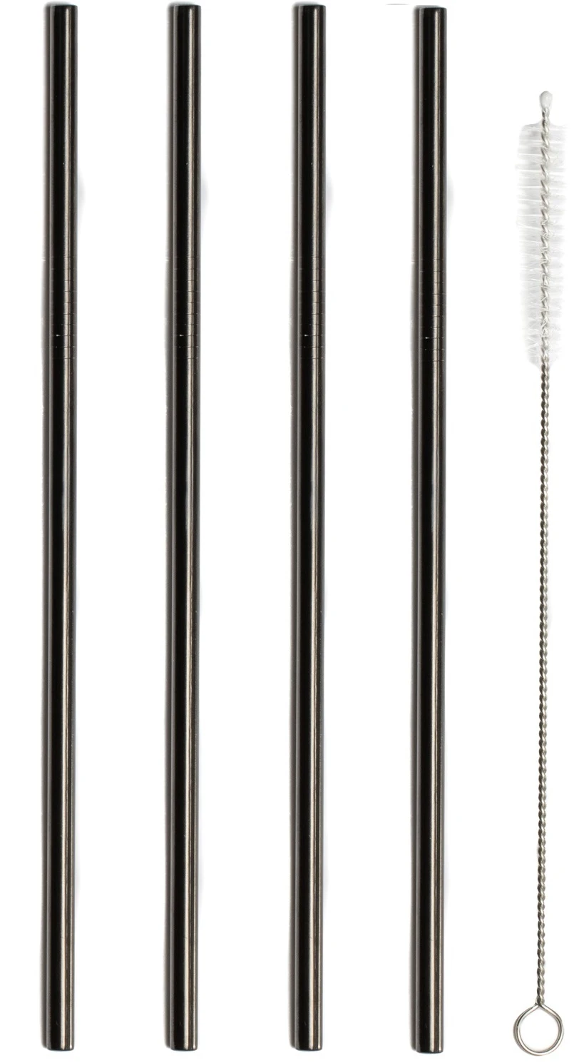 Sareva Herbruikbare Rietjes - Met Borstel - Zwart - 4 Stuks 7 Sareva Herbruikbare Rietjes - Met Borstel - Zwart - 4 Stuks - Image 5