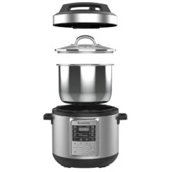 Espressions Smart Pressure Cooker / Multicooker / Slowcooker - 5.7 Liter - EP6000 -Cuisine Et Table SmartPressureCooker57LexplodedviewLR 61a0f5ece41677.46431295
