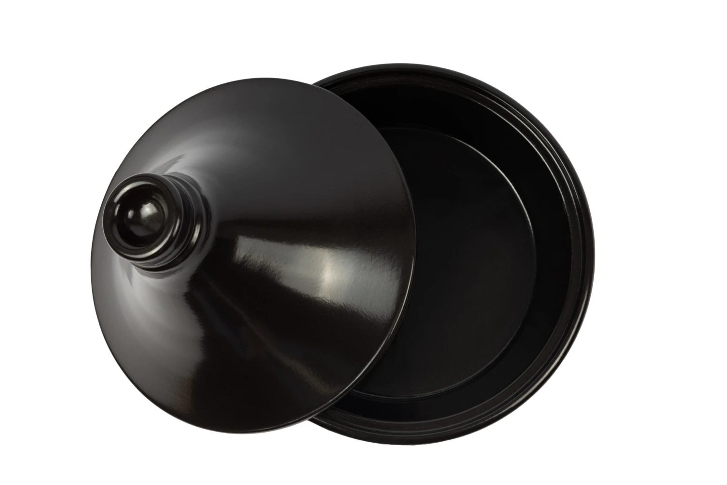 Cookinglife Tajine Regas - Aardewerk - Zwart - ø 32 Cm / 3 Liter 6 Cookinglife Tajine Regas - Aardewerk - Zwart - ø 32 Cm / 3 Liter - Image 4