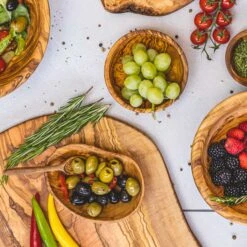 Jay Hill Serveerplank Tunea - Olijfhout - Met Schors - 33 X 15 Cm -Cuisine Et Table Tunea 15 2