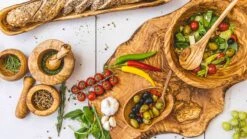 Jay Hill Serveerplank Tunea - Olijfhout - Schors XL 64 - 72 Cm -Cuisine Et Table Tunea 33