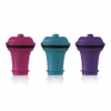 Vacu Vin Wijnstopper Vacuum Wine Stopper - Gekleurd - 3 Stuks -Cuisine Et Table VacuumWineStoppers SetOf3