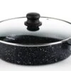 Westinghouse Hapjespan Black Marble - ø 28 Cm / 4.5 Liter - Standaard Anti-aanbaklaag -Cuisine Et Table WCCC0009L28MBB 1