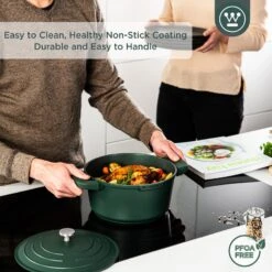 Westinghouse Braadpan Performance - Gracious Green - ø 24 Cm / 4.5 Liter -Cuisine Et Table WCCC0095024SG 4