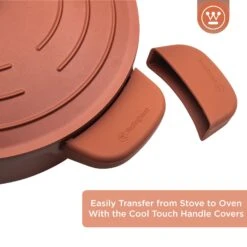 Westinghouse Hapjespan Performance - Rebel Red - ø 32 Cm / 5.8 Liter - Standaard Anti-aanbaklaag -Cuisine Et Table WCCC0095L28OR 5 1