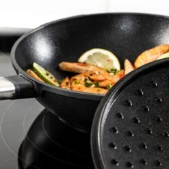 Westinghouse Wokpan Performance - Blissful Black - ø 28 Cm - Standaard Anti-aanbaklaag -Cuisine Et Table WCCW0095028BK 11