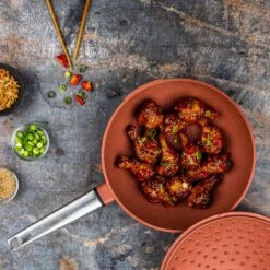 Westinghouse Wokpan Performance - Rebel Red - ø 28 Cm - Standaard Anti-aanbaklaag -Cuisine Et Table WCCW0095028OR 14