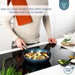 Westinghouse Koekenpan Performance - Bravery Blue - ø 28 Cm - Standaard Anti-aanbaklaag -Cuisine Et Table WCFP0095024BL 4 1