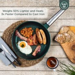 Westinghouse Koekenpan Performance - Gracious Green - ø 28 Cm - Standaard Anti-aanbaklaag 16 Westinghouse Koekenpan Performance - Gracious Green - ø 28 Cm - Standaard Anti-aanbaklaag -Cuisine Et Table WCFP0095024SG 2 1