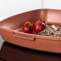 Westinghouse Grillpan Performance - Rebel Red - 28 X 28 Cm - Standaard Anti-aanbaklaag -Cuisine Et Table WCFP0095G28OR 9