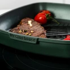 Westinghouse Grillpan Performance - Gracious Green - 28 X 28 Cm - Standaard Anti-aanbaklaag -Cuisine Et Table WCFP0095G28SG 9