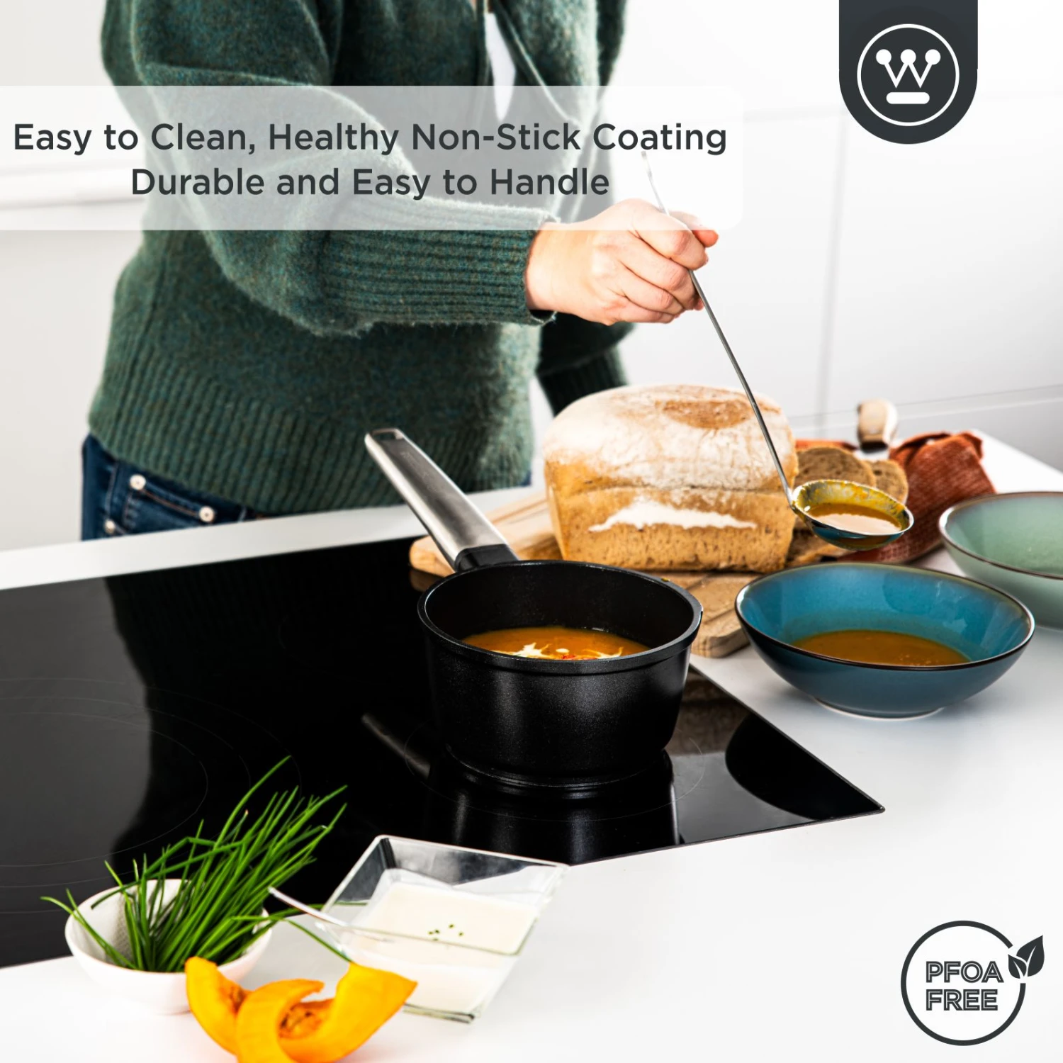 Westinghouse Steelpan Performance - Blissful Black - ø 18 Cm / 1.9 Liter 5 Westinghouse Steelpan Performance - Blissful Black - ø 18 Cm / 1.9 Liter - Image 3