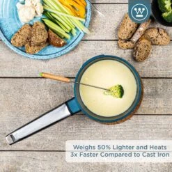 Westinghouse Steelpan Performance - Bravery Blue - ø 18 Cm / 1.9 Liter 18 Westinghouse Steelpan Performance - Bravery Blue - ø 18 Cm / 1.9 Liter -Cuisine Et Table WCSP0095N18BL 2