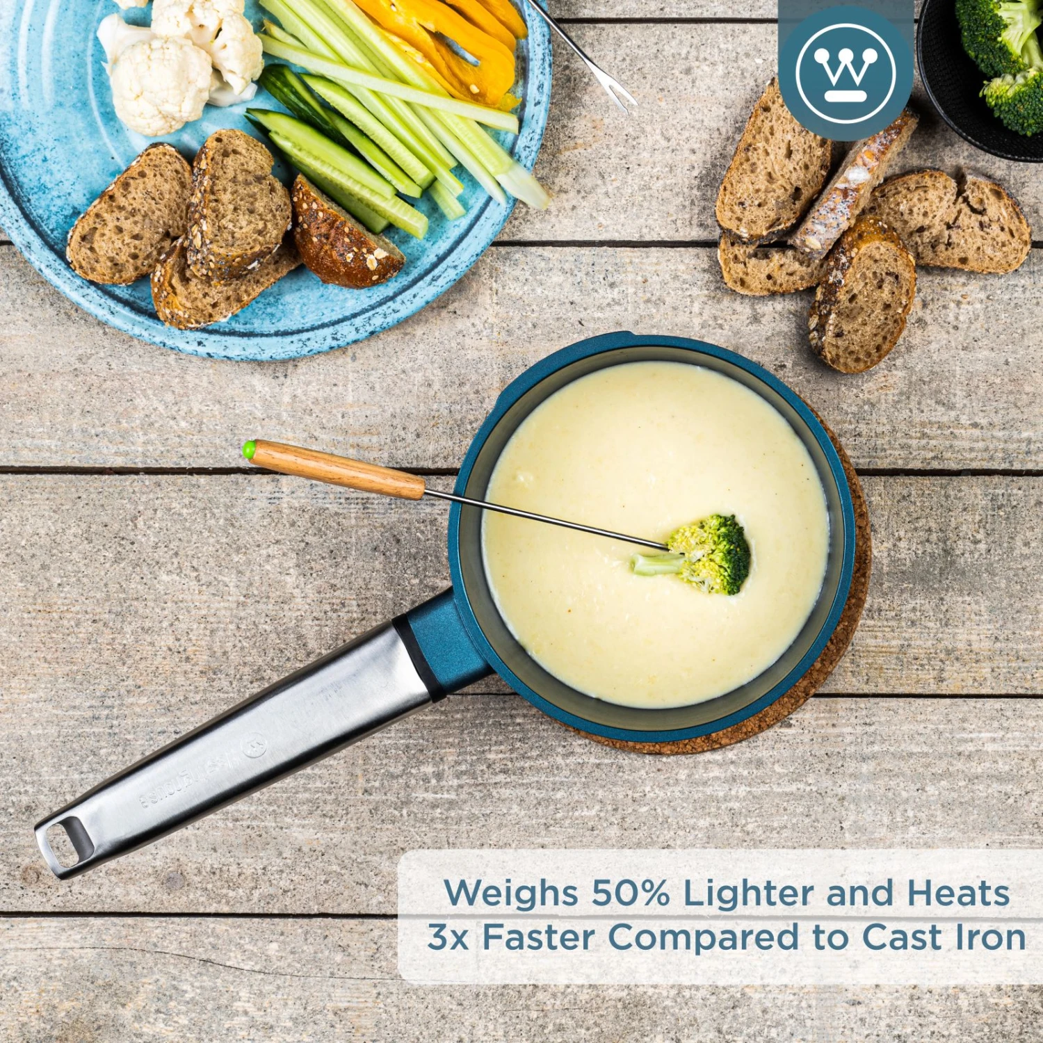 Westinghouse Steelpan Performance - Bravery Blue - ø 18 Cm / 1.9 Liter 8 Westinghouse Steelpan Performance - Bravery Blue - ø 18 Cm / 1.9 Liter - Image 6