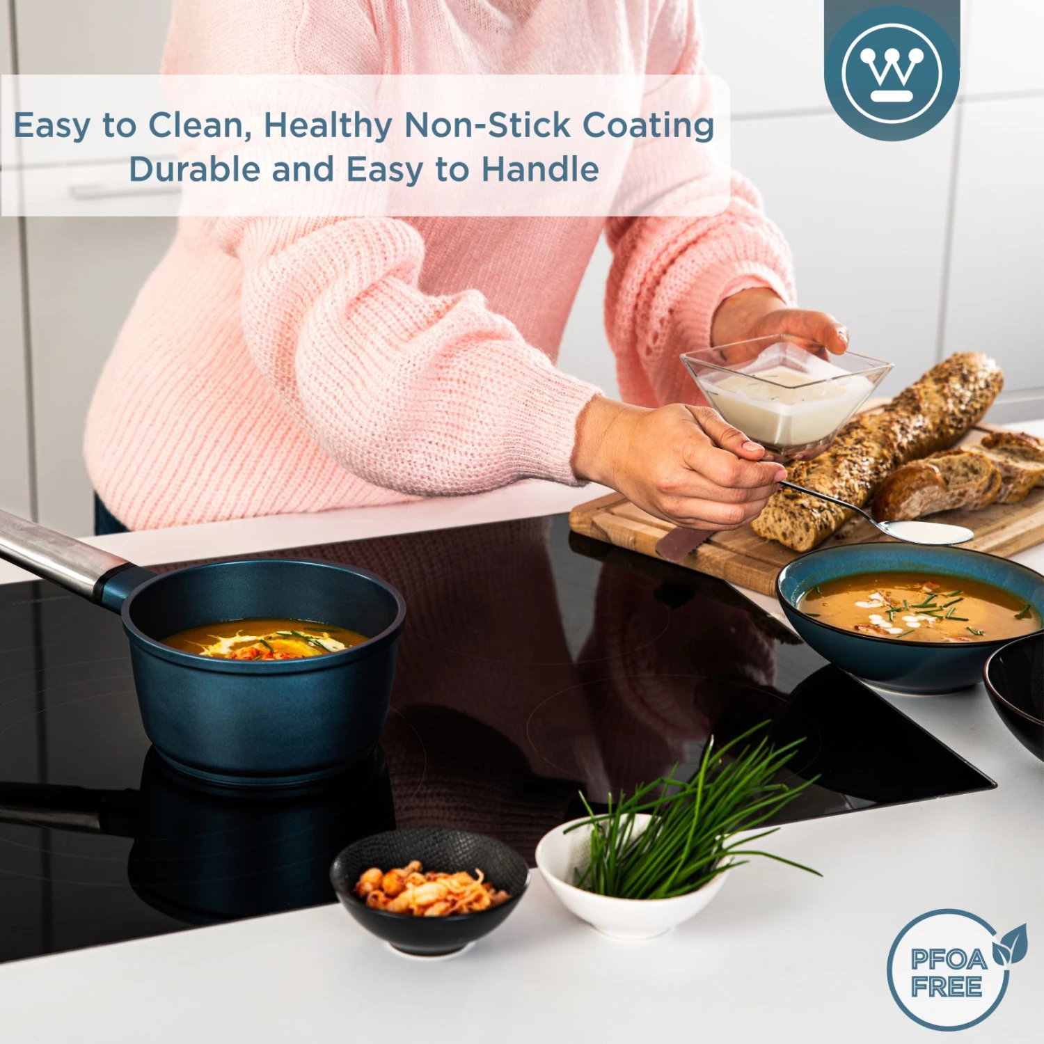 Westinghouse Steelpan Performance - Bravery Blue - ø 18 Cm / 1.9 Liter 5 Westinghouse Steelpan Performance - Bravery Blue - ø 18 Cm / 1.9 Liter - Image 3