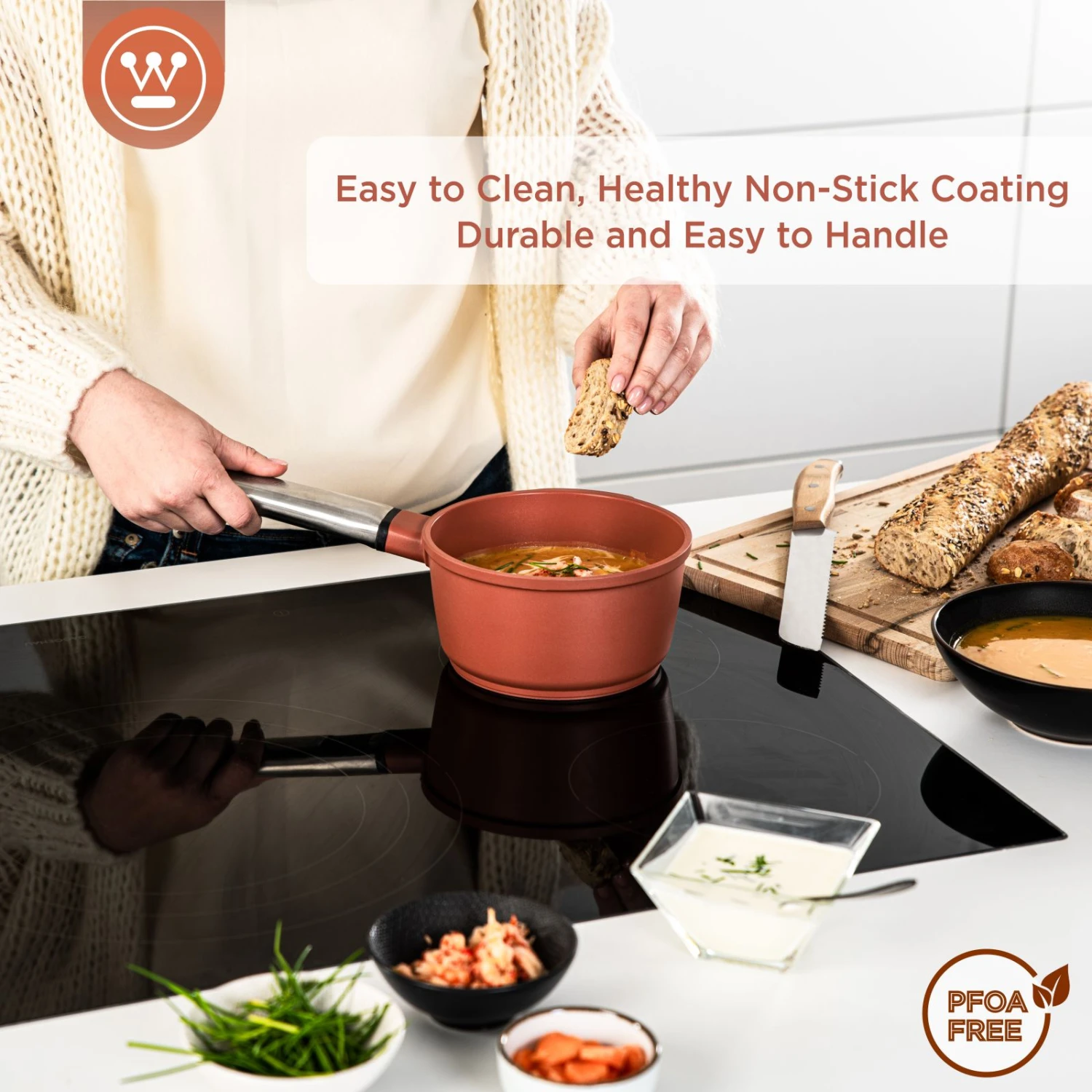 Westinghouse Steelpan Performance - Rebel Red - ø 18 Cm / 1.9 Liter 6 Westinghouse Steelpan Performance - Rebel Red - ø 18 Cm / 1.9 Liter - Image 4