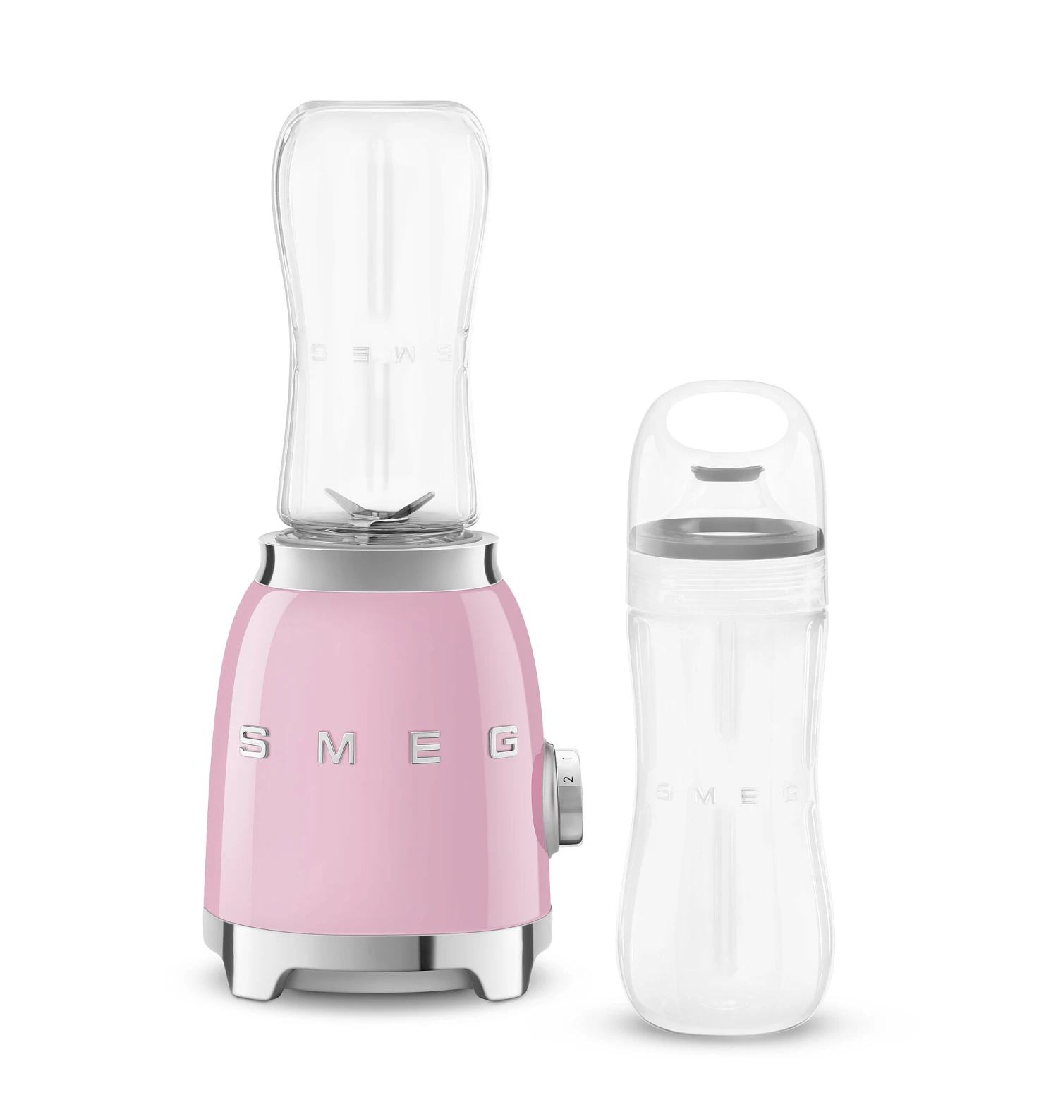 SMEG Smoothie Blender - Compact - Roze - 600 Ml - PBF01PKEU 6 SMEG Smoothie Blender - Compact - Roze - 600 Ml - PBF01PKEU - Image 4