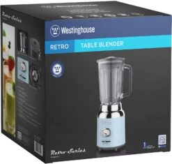 Westinghouse Blender Retro Collections - Blauw - 1.5 Liter - WKBE221BU 7 Westinghouse Blender Retro Collections - Blauw - 1.5 Liter - WKBE221BU -Cuisine Et Table WKBE221BU Table Blender BOX